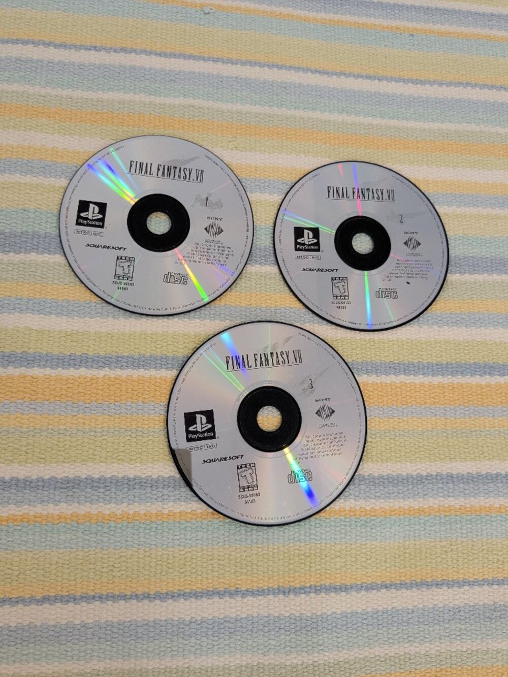 Final Fantasy VII - Discs Only - All 3 Discs included